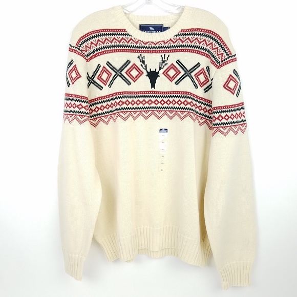 American Living Other - 🔥Mens Nordic Fair Isle Crew Neck Pullover Sweater